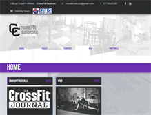 Tablet Screenshot of crossfitcastrum.com